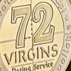 10pcs SMC Challenge Coin Craft United States Marine Corps 72 Virgin Morale Coin Service Gold Plated Badge6796362