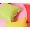 SearchI Candy einfarbiger Kissenbezug, dekorativer Sofa- und Auto-Kissenbezug, 40 x 40 cm, Überwurf-Kissenbezug