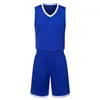 2019 Nouveaux maillots de basket-ball vierges imprimé logo homme taille S-XXL pas cher prix expédition rapide bonne qualité Bleu A001AA12