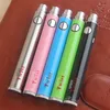 자아 VV USB Passtrough 충전기 650mAh 900mAh Evod 강선전도 조정 가능한 전압 Vaper E Cigs를 가진 확실한 UGO 강선전도 Vape 펜 카트리지 건전지