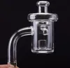 25mm XL Quartz Banger Nails 10mm 14mm 18mm with UFO Carb Cap 4mm Thick Bottom Flat Top Core Reactor Banger For glass bong