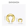 Enfashion Punk Ball Ear Cuff Clip op oorbellen voor vrouwen Gold Color Rock Pea Ooers zonder Piercing Pendientes Mujer LJ200122