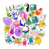 50pcs/Set Cartoon Animation Characters Waterproof Girl Stickers for Skateboard Suitcase Guitar Electric Car Graffiti DIY Sticker