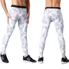 All'ingrosso- Pantaloni a compressione da uomo Leggings Base Layer Fitness Collant lunghi Pantaloni Camo Print Pantaloni sportivi Quick Dry Jogging Running legging