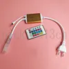 Super Bright AC 220V 5050 RGB LED Neon Sign Belt Tube Strip Rope Sign 10mm*20mm PVC IP67 Vattentät färg Byte