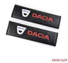 Auto stickers auto emblemen pad case voor dacia duster logan sandero 2 mcv sandero automatische veiligheidsgordel cover accessoires auto styling