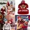 2020 Neujahr LED-Licht-Weihnachtsmützen, Beanie-Pullover, gestrickt, Weihnachts-Licht-Strickmütze für Kinder und Erwachsene, für Weihnachtsfeier, 15 Stile