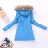 Vrouwen Winter Warme Jas Vrouwelijke Herfst Capuchon Katoenen Bont Plus Size Basic Jas Bovenkleding Slanke Lange Dames chaqueta Winterjas Vrouwen Bont