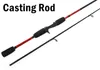 Catch.U 1.8M wędki Carbon Spinning wędka Spinning wędka 2 sekcja Lure Casting Pole