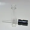 1000pcs/lot 2ml Glass Sample Vials mini perfume spray bottle 2ml trial sample perfume bottles DHL Free Shipping