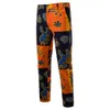 Pantaloni da abito casual da uomo nuovi di moda primavera e autunno 2020 Pantaloni da uomo slim dritti con fiori floreali1216H