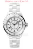 Relógios masculinos de luxo H0970 H5700 H1629 H0685 H1626 branco cerâmico 38 mm automático moderno moderno relógios masculinos 211Y