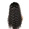 Gevşek Kıvırcık İnsan Saç Peruk Doğal Renk Hunshair Dantel Ön Peruk VirginHair 10-24 inç