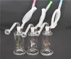 Mini Glass Oil Burner Bong Water Pipes with Recycler Dab Rig Hand Bongs Thick Pyrex Glass beaker bong with 10mm oil burner pipe and hose