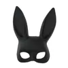 Cosplay Konijn Mark Pasen Vrouwen Meisje Sexy Konijnen Oren Masker Bunny Lange Oren Bondage Masker Halloween Masquerade Party Cosplay Masker