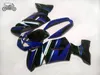 Anpassa Kinesiska Fairings Set för 2006 2007 2008 Kawasaki Ninja 650R ER-6F Blue ABS plast Kinesiska Fairings Kits ER6F ER 6F 650R