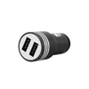 2019 Hot Dual USB Car Charger Aluminium Adapter för smartphone med trasigt fönster 2in1 Säkerhetshammare 2 Port Power Socket 5V / 1A Car-laddare