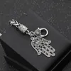 Antique Silver Chain Bracelets Hamsa Jewelry for Women Men Girls Lady Fashion Elegant Fatima Hand Evil Eye Heart Charm Bracelet Bangle Gifts