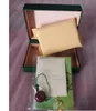 Lux ury watch Mens Boxes For rol ex Watch Box Original Inner Outer Womans Watches Men Wristwatch Green booklet card