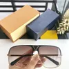 Moderahmen neue beliebte Designer-Sonnenbrille Lichtfarbschutz dekorative Brille Top-Qualität 114