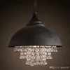 2019 New Vintage Lampe Loft Lustre Éclairage Moderne Pendentif En Cristal Suspensions pour La Maison Hôtel Restaurant Décoration