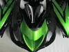 Injectie Chinese Backings Kit voor Kawasaki Ninja ZX-14 2006 2007 2008 ZX14R 06 07 08 ZX-14R Groen Zwart ABS Plastic Body Fairing Parts