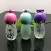 Pipes hookah água Handle da porcelana bonito boneca de vidro álcool lâmpada de vidro fumadores tubos de transporte de alta qualidade