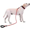 Forniture per animali domestici Accessori per cani Corda da trazione da 5 FT Guinzaglio per cani resistente Comodo manico imbottito Fili altamente riflettenti Cani di taglia media