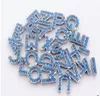 Chaînes de l'alphabet anglais A-Z DIY Lettres coulissantes 10 mm incrustation de diamant Lettre Prix usine Conception experte Qualité Dernier style Statut d'origine