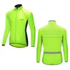 Wosawe 5 색상 스포츠 자켓 통기성 반사 안전 의류 남성 여성 자전거 자전거 자전거 윈드 브레이커 스웨터