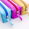 Iridescent Laser Pences Case Quality PU School Supplies Stationery Present Pencase School Cute Pencil Box School Tools VT1444