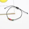 2Pcs/Set Rainbow Bead Bracelet with Card Friendship Bracelets For Women Men Rope Bracelet Wish Gift Couple Pride Lucky Jewelry