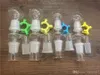 wholesale Glass Reclaim Ash Catcher 14mm 18mm Male Female Joint Glass Reclaimer Adapters With Keck Clip For Glass Bong Oil Rigs