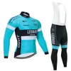 2024 Winter Leopard Cycling Jersey Bibs 바지 세트 Ropa Ciclismo Mens Winter Thermal Fleece Pro Bike Jacket Maillot