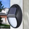 10 LED IP65 Waterproof Solar Lamps 600LM PIR Motion Sensor Courtyard Wall Lamp Villa Garden Outdoor Street Light