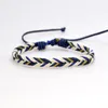 25 Style Handmade Brown Woven Rope Bracelet Women Men Adjustable String Charm Bracelet homme Jewely