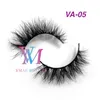 Vmae Nieuwe 16 stijlen 3D 15 MM Nertsenwimpers Zachte Natuurlijke Siberische Nertsenbontwimpers Sexy Custom Private Label Lange Pluizige Wimperverlenging