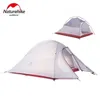 Naturehike Cloud Up Serisi 1 2 3 Kişi Kamp Çadır Açık Ultralight Kamp Ekipmanları Dişli T191001