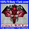 Wtrysk OEM dla Kawasaki ZX 1200 12R 1200CC ZX-12R 2000 2001 2222MY.0 ZX 12 R ZX1200 C 00 01 ZX12R 00 01 100% Fit Factory Factory Red