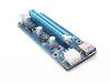 USB3.0 PCI-E1X till 16X Extender Cable Riser Card Adapter SATA 15pin-6pin för Bitcoin Mining