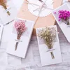 10pcs gypsophila 말린 꽃 필기 축복 인사말 카드 생일 선물 카드 결혼식 초대장 1