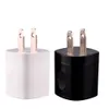 Färgglada 5V 1A US AC Home Travel Wall Charger Auto Power Adapter för iPhone 7 8 x 10 HTC Samsung Android Phone Nokoko Adapter