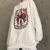 impresión de la marca con capucha mujeres del estilo nueva moda de Harajuku ropa coreana sudadera sobredimensionan bf Hipster unisex con capucha