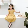 Mädchen Kleid 2022 Neue Sommermarke Kinder Kleidung Spitze und Blumendesign für Mädchen Casual Wear Wear