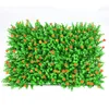 Environnement gazon artificiel pelouse artificielle colorée mur plat artificiel durable herbe en plastique délicate pour jardin de mariage EEA310