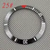 40 mm keramische titanium bezel insert horlogekit geschikt voor automatische 43 mm herenhorlogekast Nieuwe hoogwaardige bezels insert horlogeaccessoires P275Y