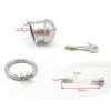 Super Small Metal penis sleeve cock cage urethral catheter stainless steel male chastity device Belt BDSM Penis Ring lock sex toys for men