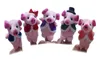 50pcs=10 lot Lovely Finger Puppet Tell story baby plush toys RPG use Role play Doll Hand Puppet Animal Toy Group