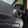 Anneau de décoration de poignée de porte de bol de porte intérieure de voiture d'abs pour Jeep Wrangler JK 2007-2010 accessoires intérieurs229y