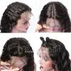Натуральный цвет полный парики шнурка человеческих волос объемная волна бразильский перуанский малайзийский индийский фронт кружева парики человеческих волос